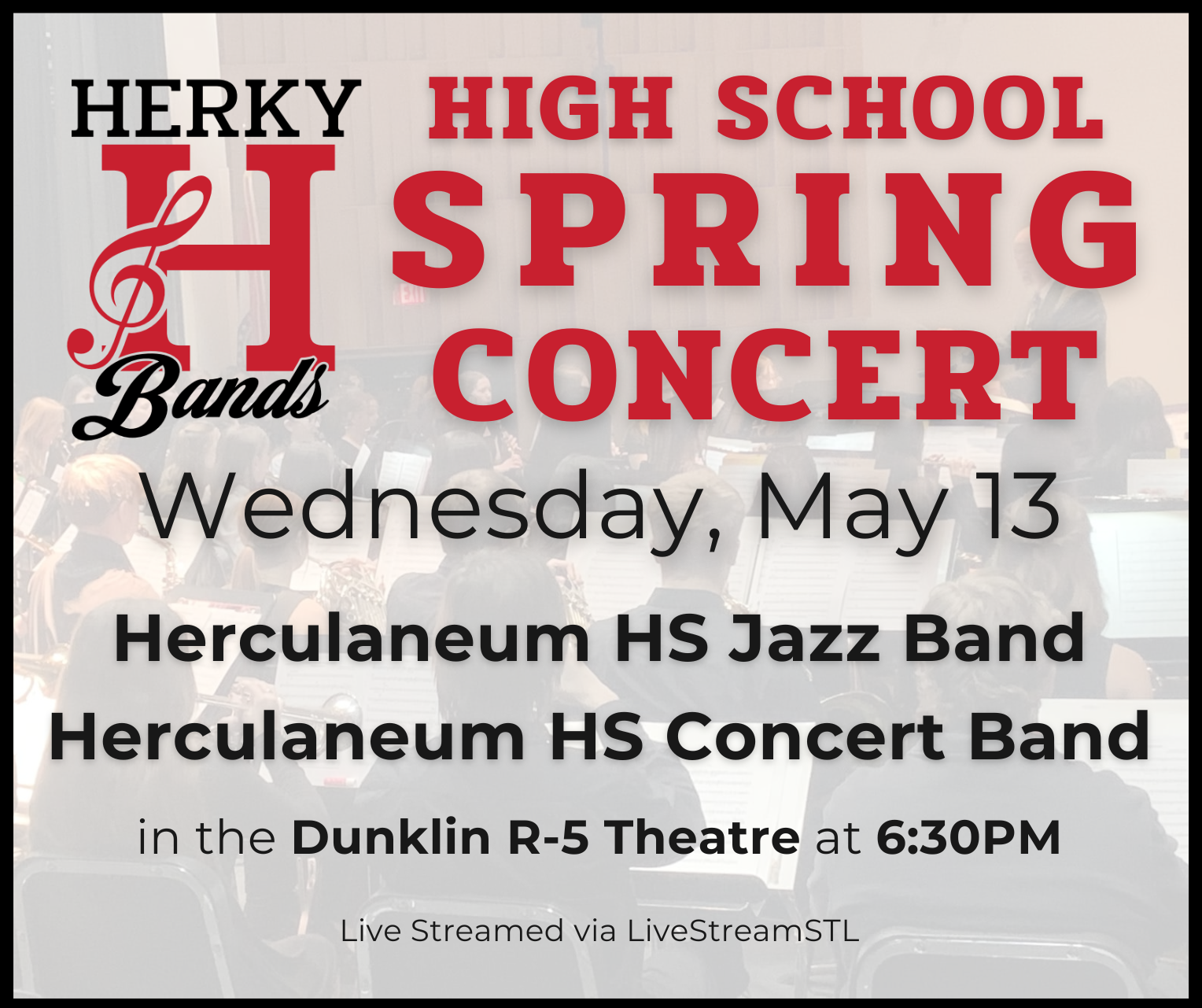 Herculaneum Spring Band Concert - Wednesday 6:30pm