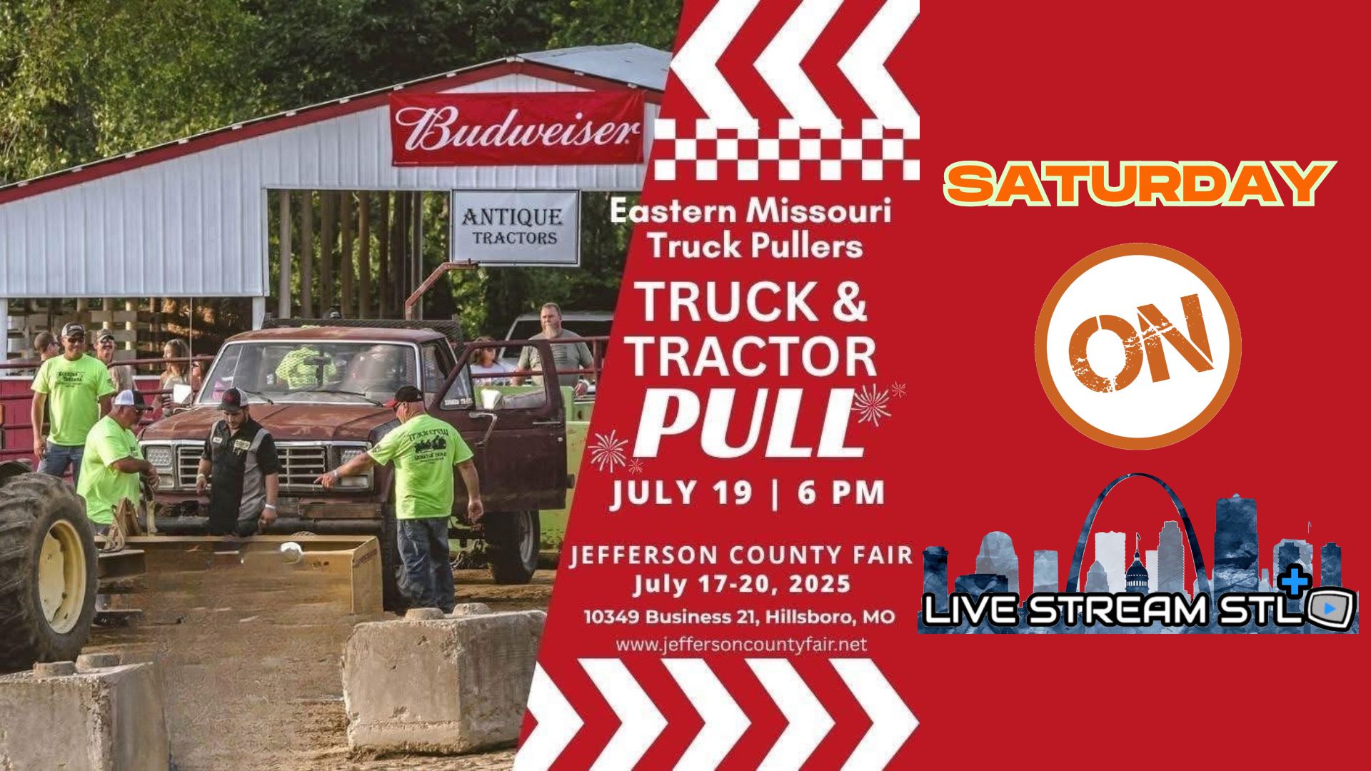 Jefferson County Fair - Truck & Tractor Pull - Saturday 6pm